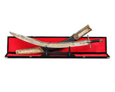 Brass-Engrave-Kilij-With-Scabbard-Wolf-Head-2-